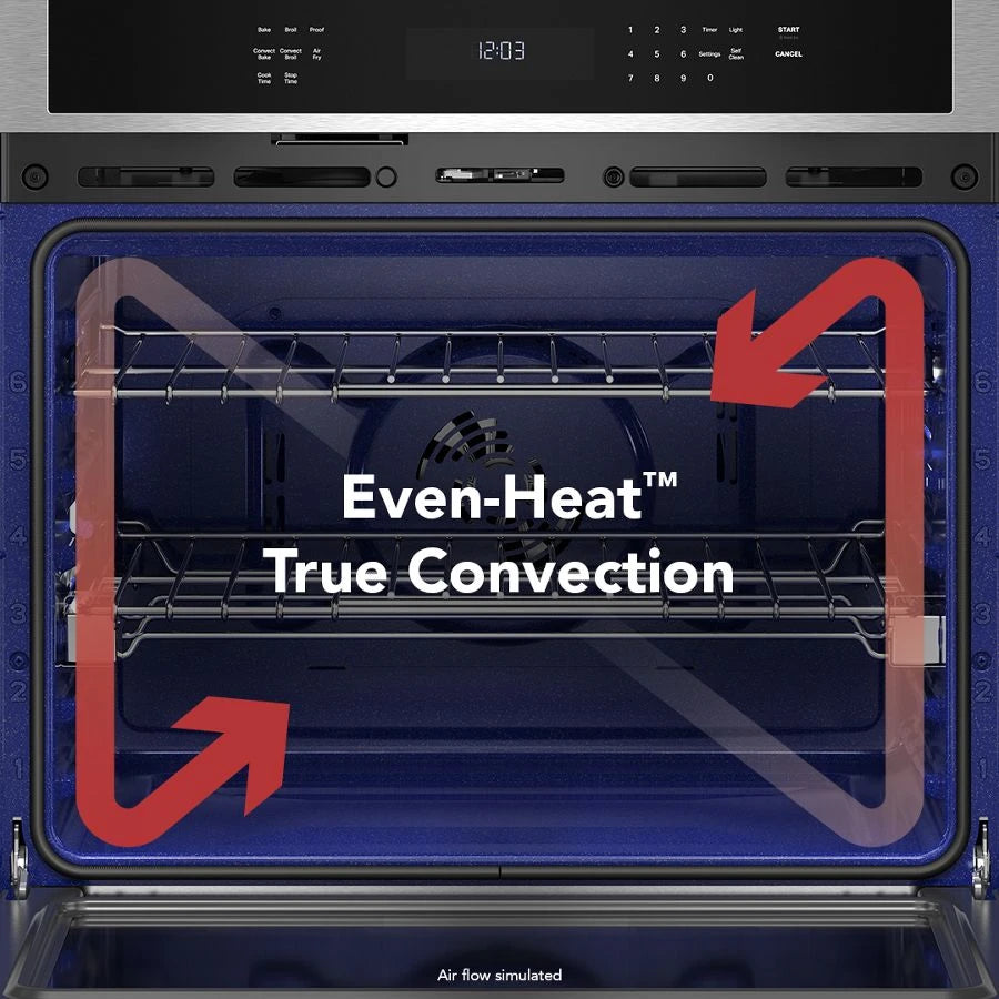 30-inch Electric Double Wall Oven with No Preheat Air Fry Mode - PrintShield™ Finish - (KOED530SPS)