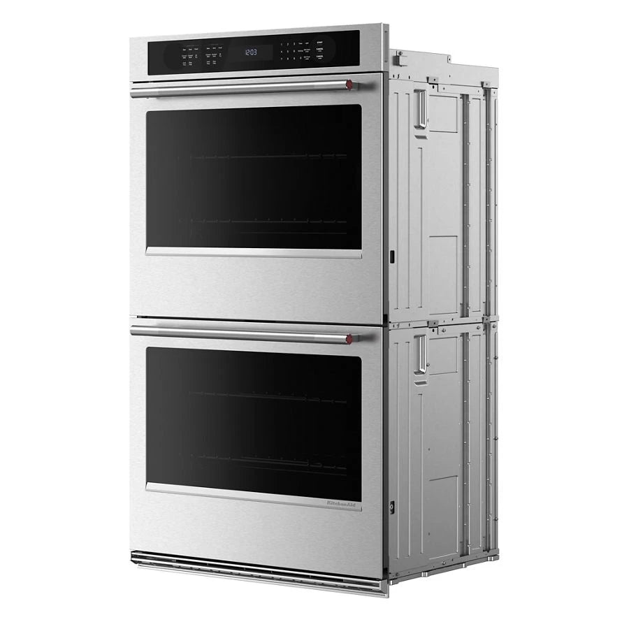 30-inch Electric Double Wall Oven with No Preheat Air Fry Mode - PrintShield™ Finish - (KOED530SPS)