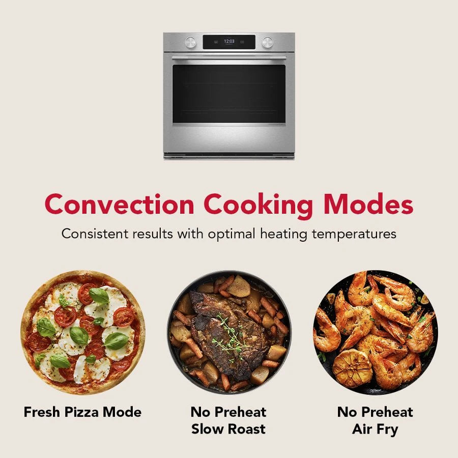 27-inch Smart Electric Double Wall Oven with Assisted Cooking Modes - PrintShield™ Finish - (KOED727SPS)