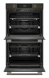 KitchenAid KOED730SBE double wall oven - open view