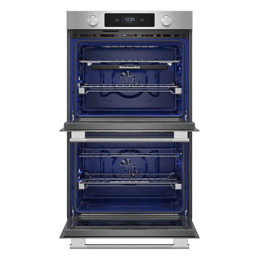 30-inch Smart Electric Double Wall Oven with Assisted Cooking Modes - PrintShield™ Finish - (KOED730SPS)
