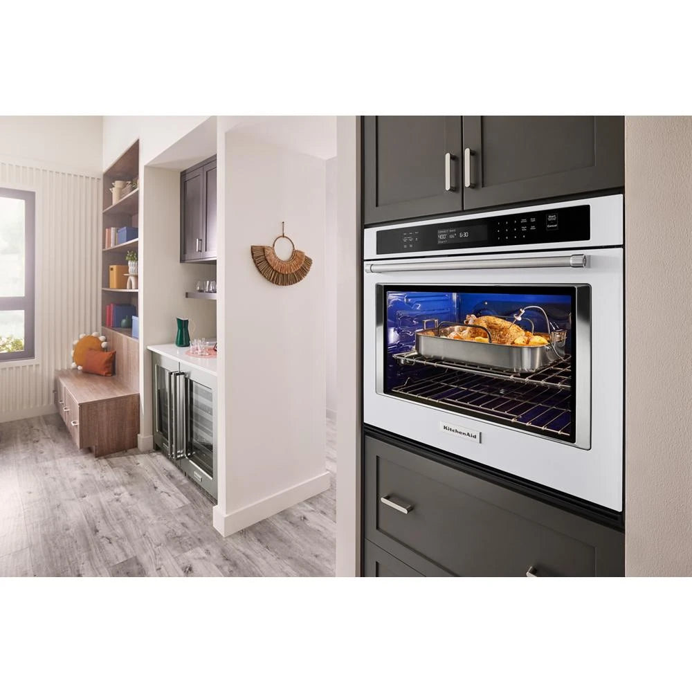 KitchenAid?? 30" Single Wall Ovens with Air Fry Mode - (KOES530PWH)