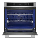 30-inch Electric Single Wall Oven with No Preheat Air Fry Mode - PrintShield™ Finish - (KOES530SPS)