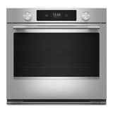 27-inch Smart Electric Single Wall Oven with Assisted Cooking Modes - PrintShield™ Finish - (KOES727SPS)