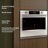 27-inch Smart Electric Single Wall Oven with Assisted Cooking Modes - PrintShield™ Finish - (KOES727SPS)