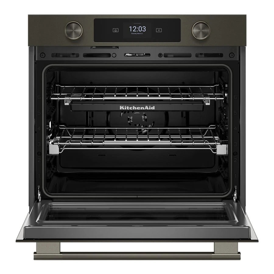 30-inch Smart Electric Single Wall Oven with Assisted Cooking Modes - Black Ore - (KOES730SBE)