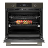 30-inch Smart Electric Single Wall Oven with Assisted Cooking Modes - Black Ore - (KOES730SBE)