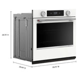 30-inch Smart Electric Single Wall Oven with Assisted Cooking Modes - White - (KOES730SWH)
