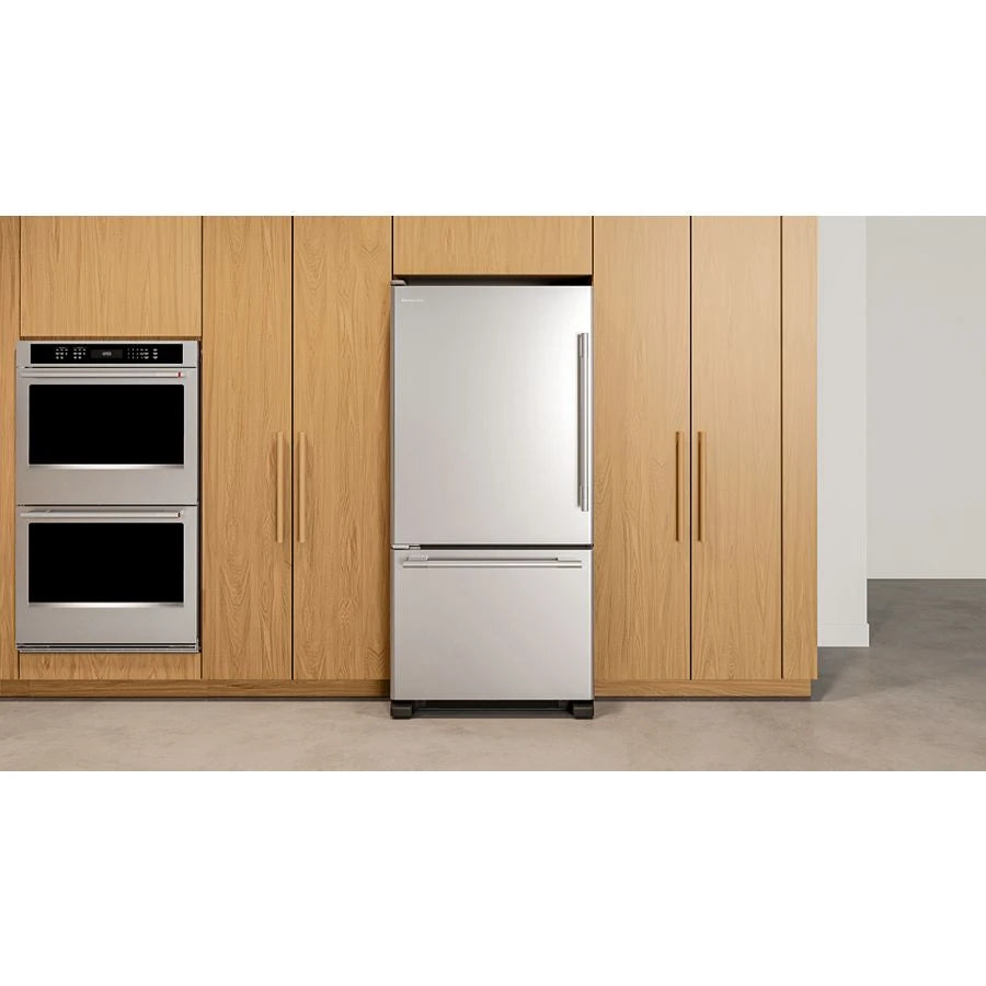 19 Cu. Ft. 30-Inch Standard-Depth Bottom Mount Refrigerator with Left Door Swing - (KRBL130SPS)