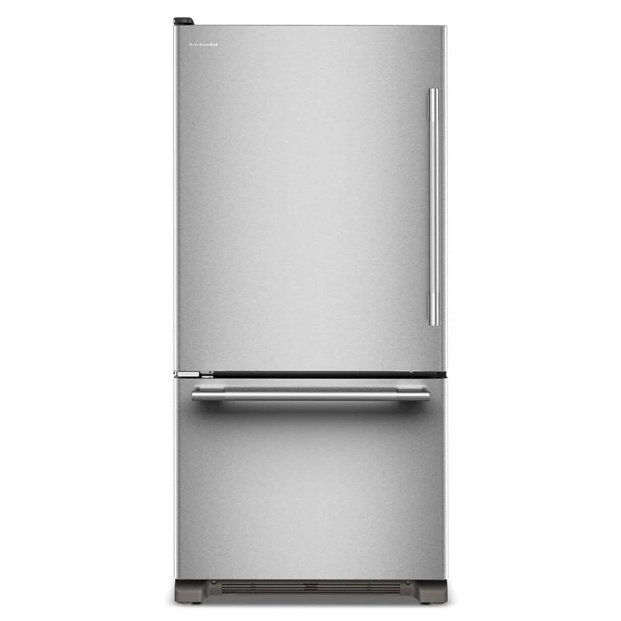 22 Cu. Ft. 33-Inch Standard-Depth Bottom Mount Refrigerator with Left Door Swing - (KRBL133SPS)