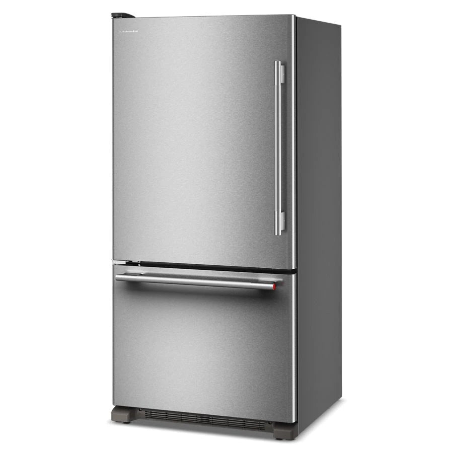22 Cu. Ft. 33-Inch Standard-Depth Bottom Mount Refrigerator with Left Door Swing - (KRBL133SPS)