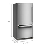 22 Cu. Ft. 33-Inch Standard-Depth Bottom Mount Refrigerator with Left Door Swing - (KRBL133SPS)