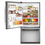 22 Cu. Ft. 33-Inch Standard-Depth Bottom Mount Refrigerator with Left Door Swing - (KRBL133SPS)