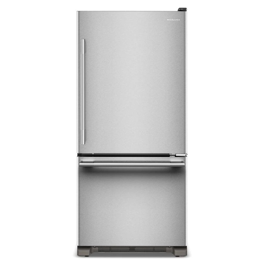 19 Cu. Ft. 30-Inch Standard-Depth Bottom Mount Refrigerator with Right Door Swing - (KRBR130SPS)