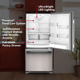 19 Cu. Ft. 30-Inch Standard-Depth Bottom Mount Refrigerator with Right Door Swing - (KRBR130SPS)