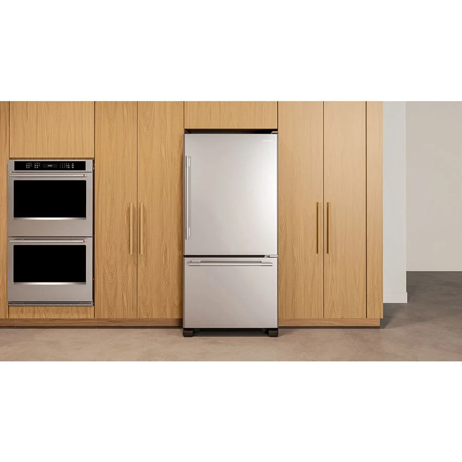 19 Cu. Ft. 30-Inch Standard-Depth Bottom Mount Refrigerator with Right Door Swing - (KRBR130SPS)