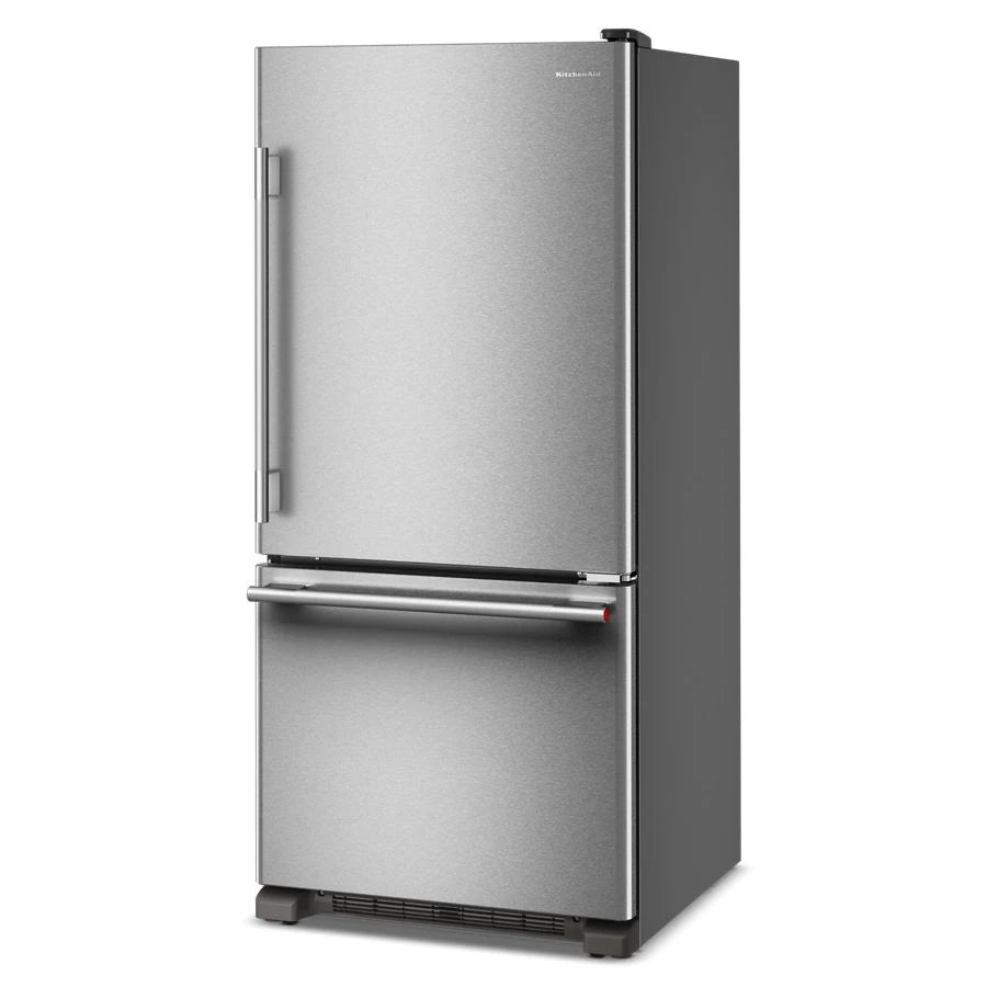 19 Cu. Ft. 30-Inch Standard-Depth Bottom Mount Refrigerator with Right Door Swing - (KRBR130SPS)