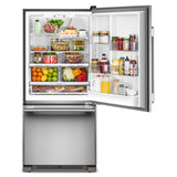 19 Cu. Ft. 30-Inch Standard-Depth Bottom Mount Refrigerator with Right Door Swing - (KRBR130SPS)
