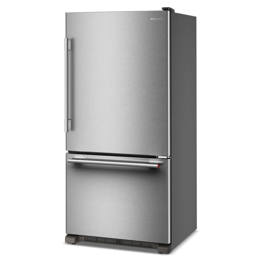22 Cu. Ft. 33-Inch Standard-Depth Bottom Mount Refrigerator with Right Door Swing - (KRBR133SPS)