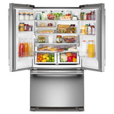 20 Cu. Ft. 36-Inch Counter-Depth French Door Refrigerator with Internal Water Dispenser - (KRFC136SPS)