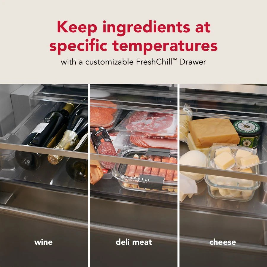 Counter-Depth French Door Refrigerator with Internal Water Dispenser - (KRFC236SPS)