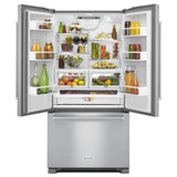 22 cu. ft. 36-Inch Width Counter Depth French Door Refrigerator with Interior Dispense - (KRFC302ESS) - KITCHENAID