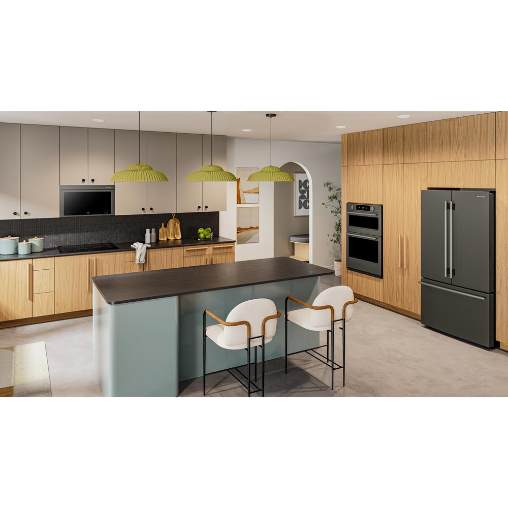 36" Counter-Depth French Door Refrigerator with Interior Dispense - (KRFC336SBE)