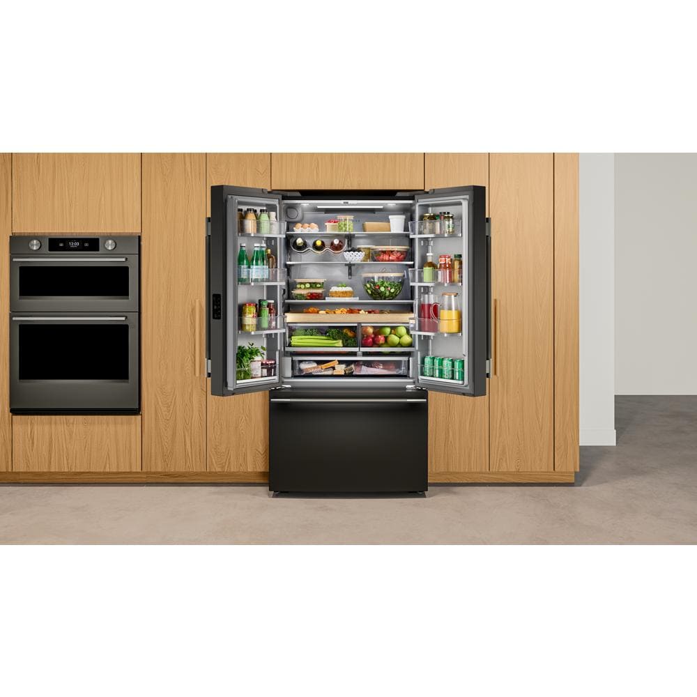 36" Counter-Depth French Door Refrigerator with Interior Dispense - (KRFC336SBE)