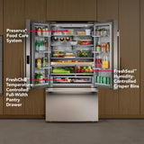 36" Counter-Depth French Door Refrigerator with Interior Dispense - (KRFC336SPS)