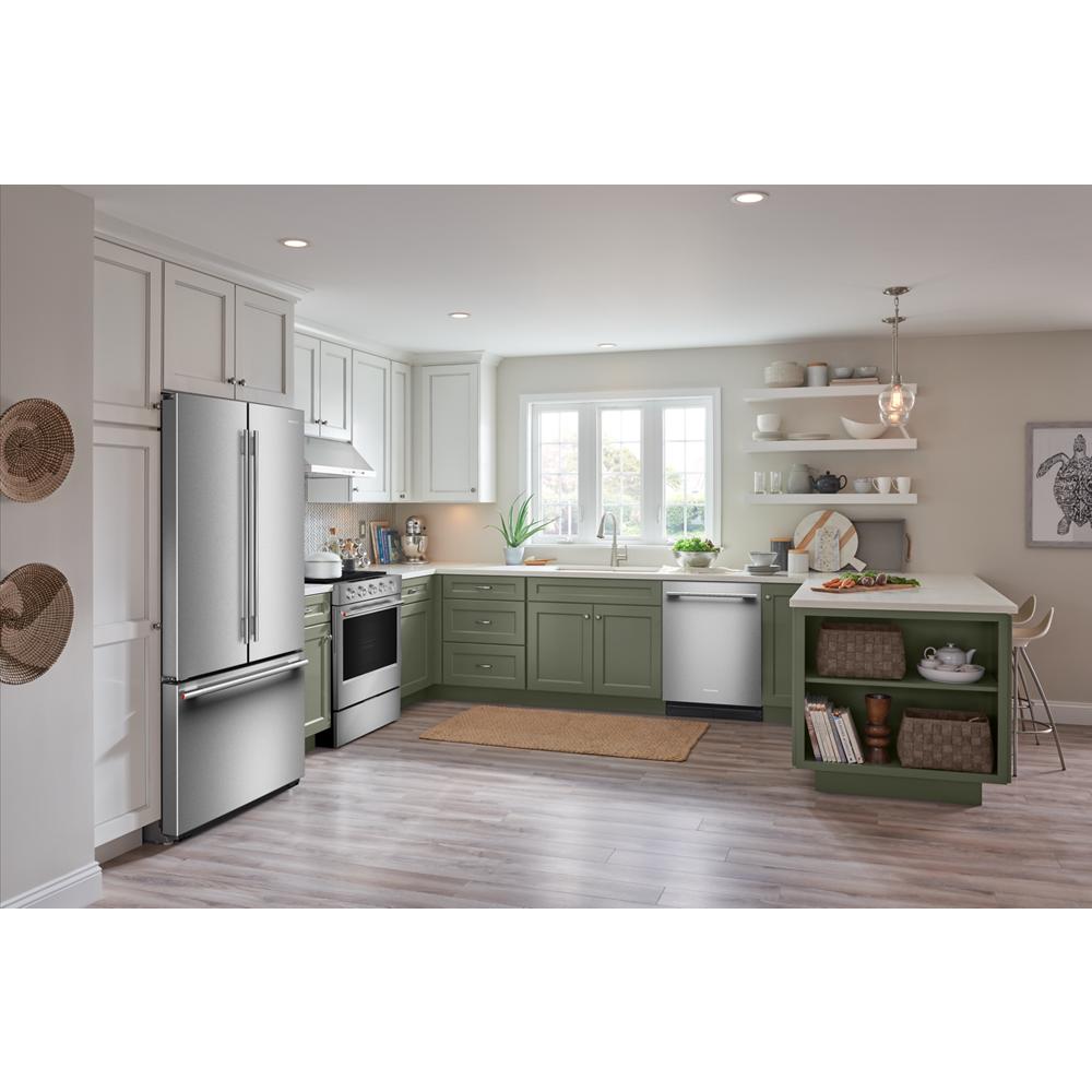36" Counter-Depth French Door Refrigerator with Interior Dispense - (KRFC336SPS)