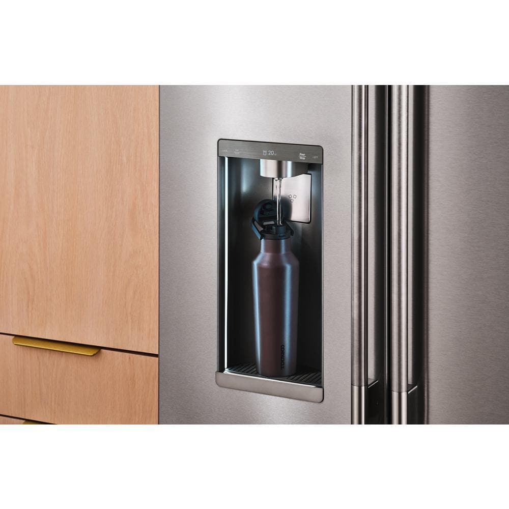 36" Counter-Depth French Door Refrigerator with Interior Dispense - (KRFC536SPS)