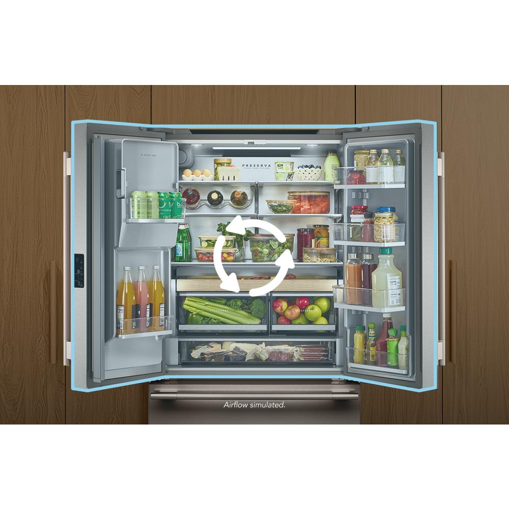 Counter-Depth French Door Refrigerator with Intelligent Auto Fill - (KRFC636SJP) -