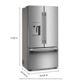 36" Counter-Depth French Door Refrigerator with Flexible Temperature Zone - (KRFC736SPS)