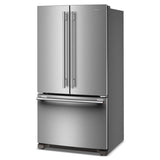 25 Cu. Ft. 36-Inch Standard-Depth French Door Refrigerator with Internal Water Dispenser - (KRFF136SPS)