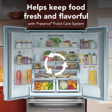 25 Cu. Ft. 36-Inch Standard-Depth French Door Refrigerator with Internal Water Dispenser - (KRFF136SPS)