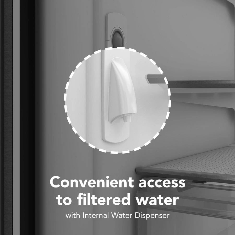 25 Cu. Ft. 36-Inch Standard-Depth French Door Refrigerator with Internal Water Dispenser - (KRFF136SPS)