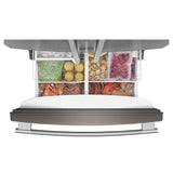 25 Cu. Ft. 36-Inch Standard-Depth French Door Refrigerator with Internal Water Dispenser - (KRFF136SPS)