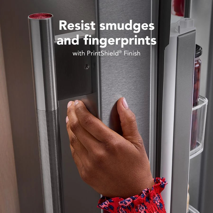20 cu. Ft. 30-Inch Width Standard Depth French Door Refrigerator with PrintShield® Finish and Interior Dispense - (KRFF330SPS)