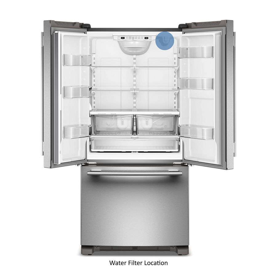 22 Cu. Ft. 33-Inch Standard-Depth French Door Refrigerator with Internal Water Dispenser - (KRFF333SPS)