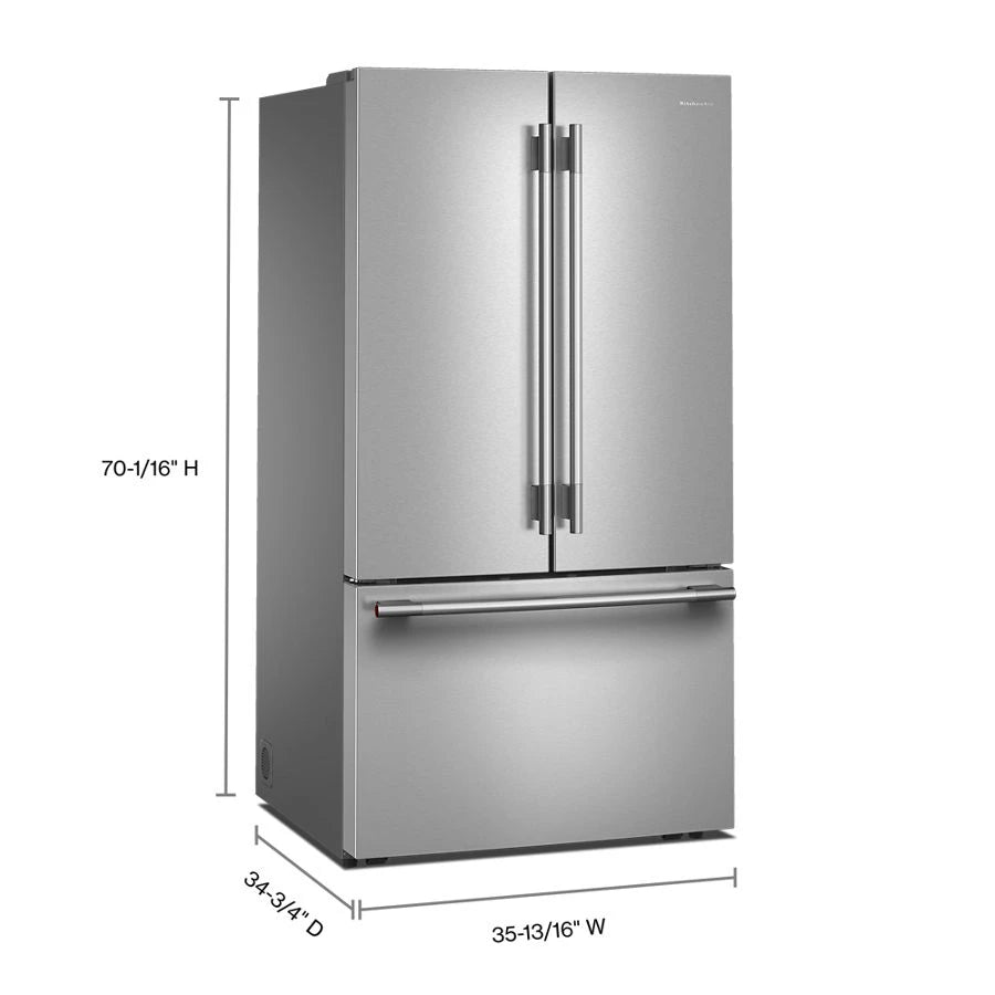 31 cu. ft. French Door Refrigerator with Interior Water and Ice - (KRFF336SPS)