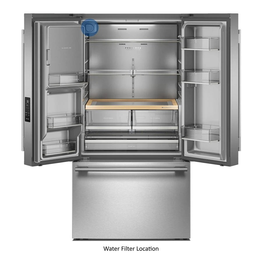 30 cu. ft. French Door Refrigerator with Exterior Water and Ice - (KRFF436SJP)