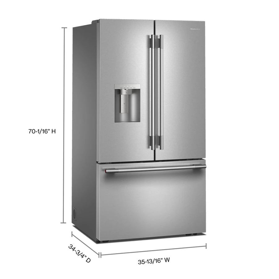 30 cu. ft. French Door Refrigerator with Exterior Water and Ice - (KRFF436SPS)