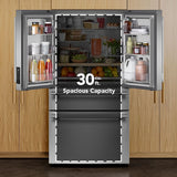 30 cu. ft. French Door Refrigerator with Interior Water and Ice and FreshChill™ Full-Width Refrigerated Drawer - (KRMF336SPS)