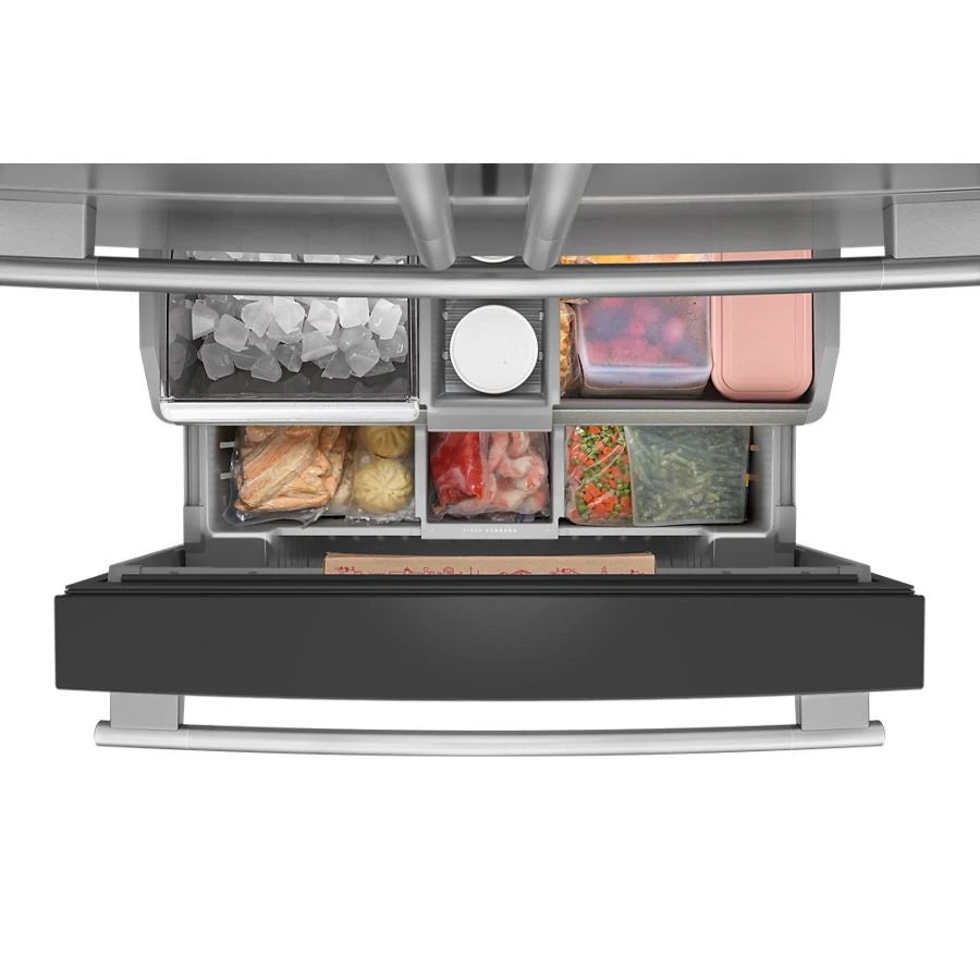 30 cu. ft. French Door Refrigerator with Interior Water and Ice and FreshChill™ Full-Width Refrigerated Drawer - (KRMF336SPS)