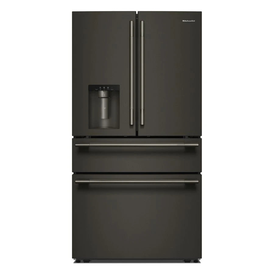 29 cu. ft. French Door Refrigerator with Exterior Water and Ice and FreshChill™ Full-Width Refrigerated Drawer - (KRMF436SBE)