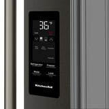 29 cu. ft. French Door Refrigerator with Exterior Water and Ice and FreshChill™ Full-Width Refrigerated Drawer - (KRMF436SBE)