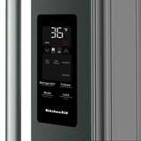 29 cu. ft. French Door Refrigerator with Exterior Water and Ice and FreshChill™ Full-Width Refrigerated Drawer - (KRMF436SJP)