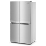19.4 cu. ft. 36-inch wide Counter-Depth 4-Door Refrigerator with PrintShield(TM) Finish - (KRQC506MPS) - KITCHENAID