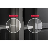 19.4 cu. ft. 36-inch wide Counter-Depth 4-Door Refrigerator with PrintShield(TM) Finish - (KRQC506MPS) - KITCHENAID