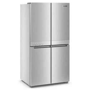 19.4 cu. ft. 36-inch wide Counter-Depth 4-Door Refrigerator with PrintShield(TM) Finish - (KRQC506MPS) - KITCHENAID